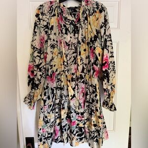 Ralph Lauren Floral Long Sleeve Lightweight Summer Dress